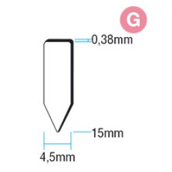 FLEXI15 PUNTA FLEXIBLE 15 M.M. LATON (4,8 mm.)
5.000 ESTUCHE