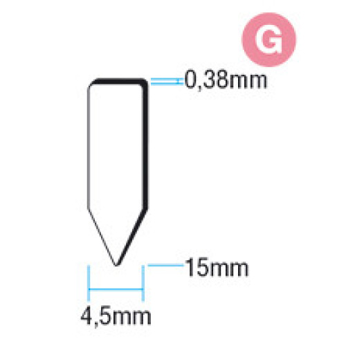 FLEXI15 PUNTA FLEXIBLE 15 M.M. LATON (4,8 mm.)
5.000 ESTUCHE