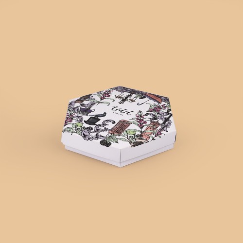 CHS0024 Caja Hexagonal - Impresión Digital