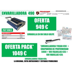 0012ENVYO490P PACK ENVARILLADORA DE CALENDARIOS  MANUAL MAX. 490 MM. Y-490