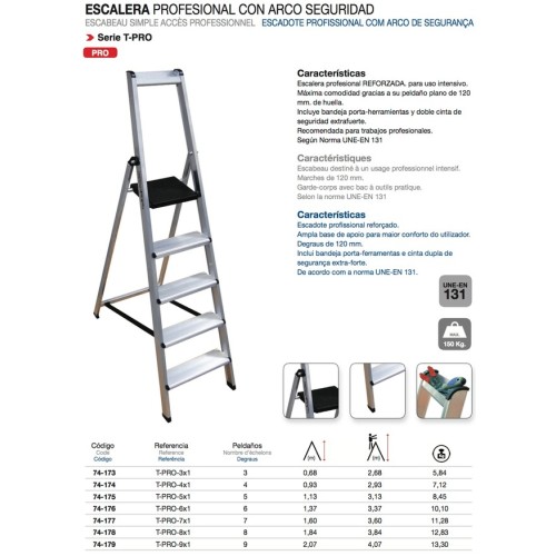 VGA74179 ESCALERA T-PRO-5X1