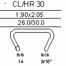 0035H30 GRAPA HR-30 GALVANIZADA