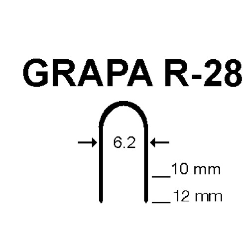 CLAGR002812 GRAPA CABLE R-28 U ( CT-45)  11 MM.