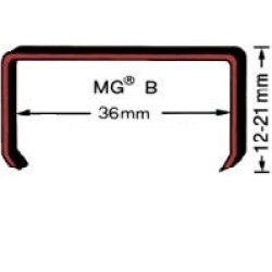 3303 GRAPA MG B PARA CABEZAL B36 ROLLO 4.000 UDS.