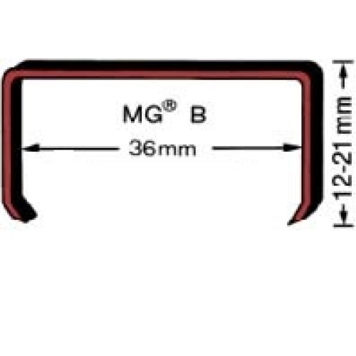 3303 GRAPA MG B PARA CABEZAL B36 ROLLO 4.000 UDS.