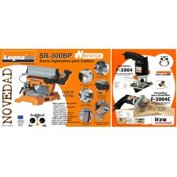 VLEGSR300+F2004 CONJUNTO ENGLETADORA LEGNA SR300BP + FRESADORA F-2004