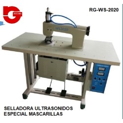 RG-WS-2020 MAQUINA SELLADORA ULTRASONIDOS **ESPECIAL MASCARILLAS**