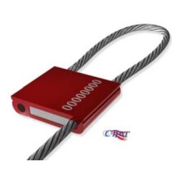 SEG20F50 PRECINTO CABLE BRIDA AJUSTABLE SEGURIDAD NUMERADO F-50