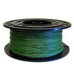 SEG20RB Alambre metálico de hierro gris, recubierto de PVC verde  (ROTOLESS)