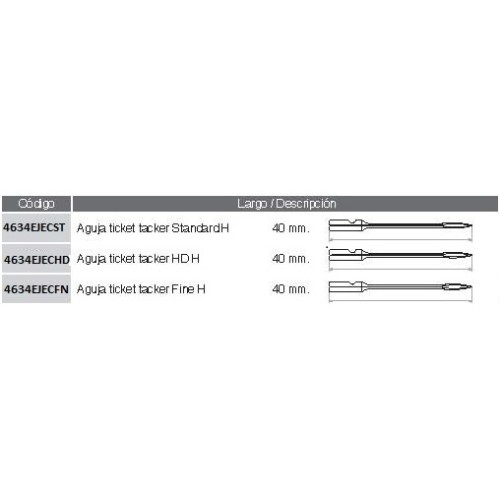 4634EJECXX AGUJA  ST-9000 40 MM.