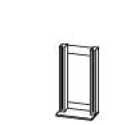 TAY340000 Soporte contenedores basculantes 60 cm.