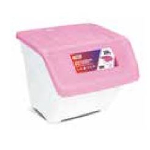 TAY417597 Contenedor multiusos 30 L. color rosa