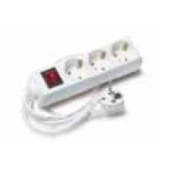 TAY801600 Base múltiple 3 BASES 2P+T con interruptor 3x1´5