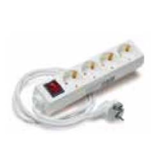TAY806605 Base múltiple 4 BASES 2P+T con interruptor 3x1´5