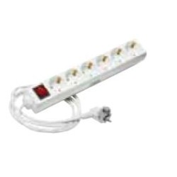 TAY811609 Base múltiple 6 BASES 2P+T con interruptor 3x1´5