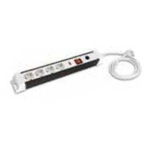 TAY814600 Base múltiple 4 BASES 2P+T con interruptor y protección sobre-tensión 3x1´5