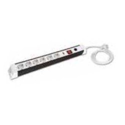 TAY816604 Base múltiple 6 BASES 2P+T con interruptor y protección sobre-tensión 3x1´5