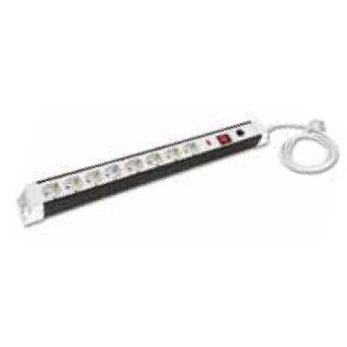 TAY818608 Base múltiple 8 BASES 2P+T con interruptor y protección sobre-tensión 3x1´5