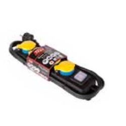 TAY834004 4 bases 2P+T cable goma (IP-44)