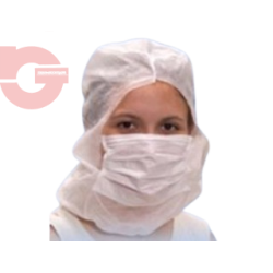 UN01.02.101 Gorro TNT pp. integral con mascarilla 3/capas