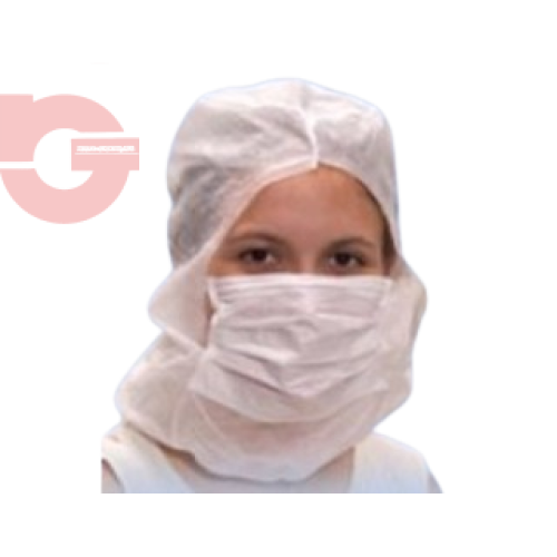 UN01.02.101 Gorro TNT pp. integral con mascarilla 3/capas