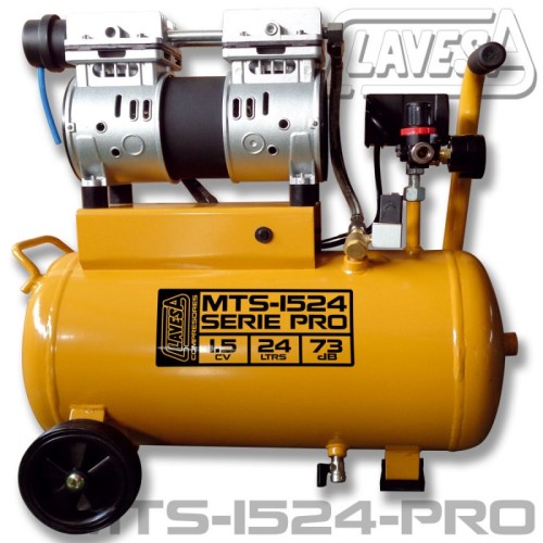 COM-MTS1524PRO COMPRESOR SILENCIOSO 1,5 CV  24 LTS. MTS-1524 PRO