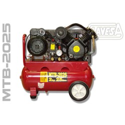CLAMTB2025 COMPRESOR MTB 2CV. 25 LITROS CORREAS