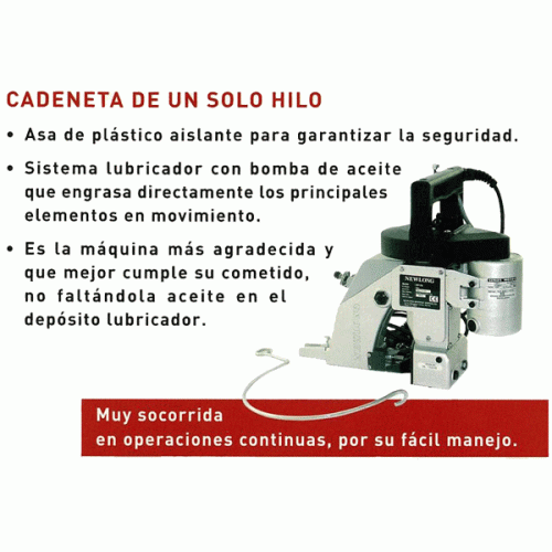 280500NV COSEDORA SACOS  PORTATIL ELECT 12 V  NL