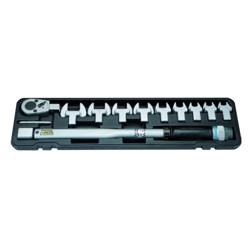 CLADI4210K LLAVE DINAMOMETRICA 1/2'''' INTERCAMBIABLE+10 PIEZAS (40~210Nm)