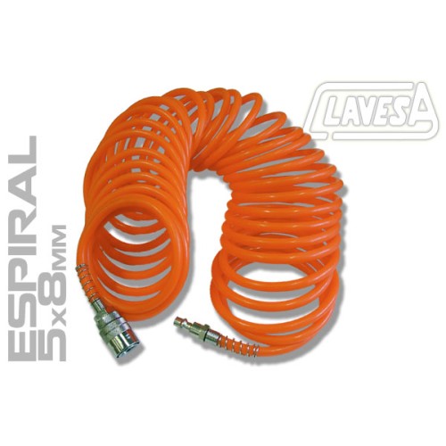 CLATW0010 ESPIRAL 5×8mm DE 10 M. NARANJA