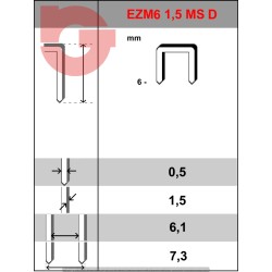 AN-72209 Endteilklammer EZM 6 1,5 ms D, 30°