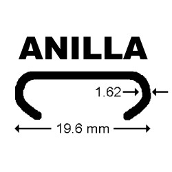 0035GM8001 GRAPA INOX ANILLA GM.8000 (SR-8  616-G50 ) PARA GM-8000 (P7)