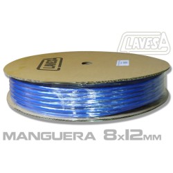 CLATW0812A MANGUERA 8×12mm DE 100M. AZUL