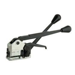 16001005 FLEJADORA ACERO M-20  ALTA TENSION
FLEJE ACERO 13-16-19 MM.- 0,7 MM
SIN ENLAZADOR